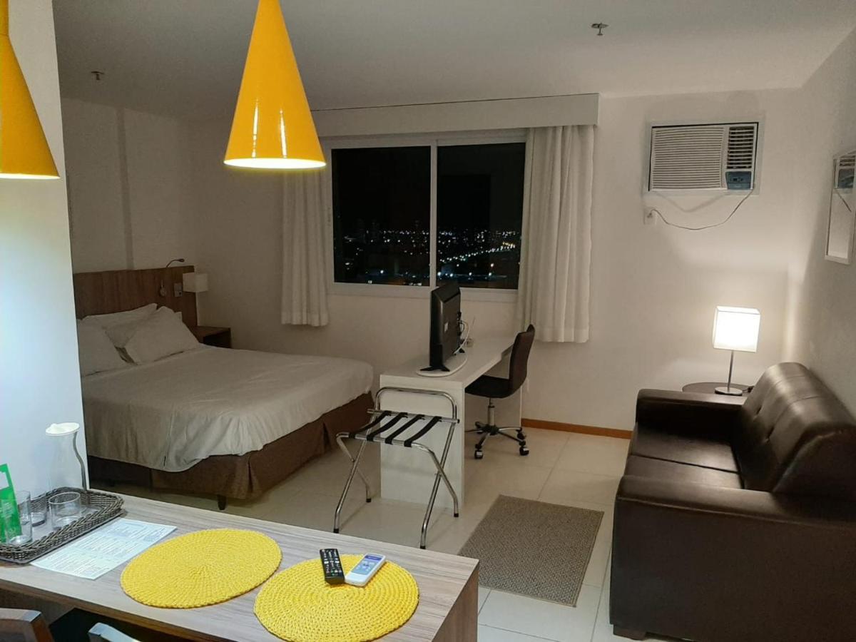 Flat Pensado Para Sua Tranquilidade E Alegria 坎波斯多斯戈塔卡兹 外观 照片